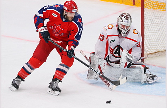 Хоккеисты ЦСКА одержали седьмую победу подряд в КХЛ