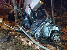 В Горячем Ключе водитель иномарки погиб, врезавшись в столб ЛЭП