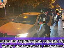 Массовые проверки водителей пройдут в Уфе 29 октября