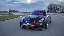 Nissan построил полицейский GT-R с кенгурятником