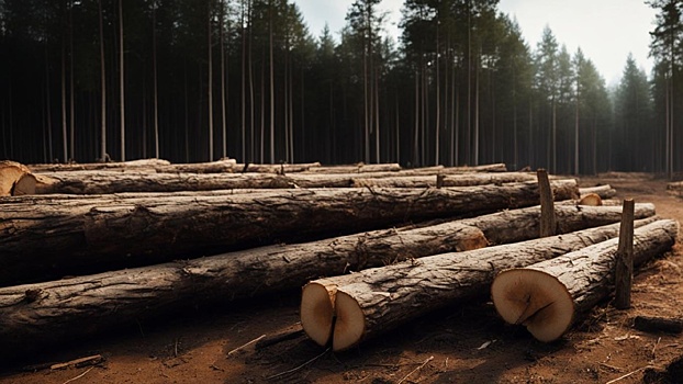 Новосибирские таможенники пресекли незаконный вывоз 1,2 тыс. тонн лесоматериалов