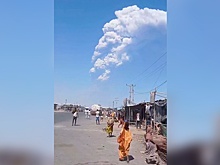 Первое за 10 тысяч лет извержение вулкана Хайли-Губби началось в Эфиопии