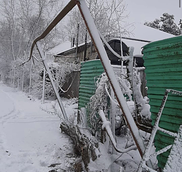 В Изобильненском округе починили газовую трубу после ураганного ветра