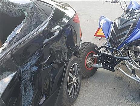 В ДТП в Самаре пострадал юный водитель квадроцикла, столкнувшийся с иномаркой