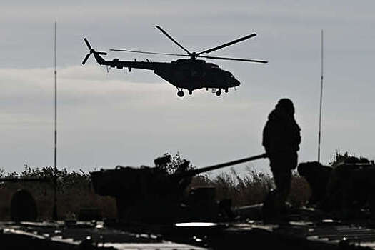 МО РФ: российские войска уничтожили два вертолета Ми-8 ВСУ под Донецком