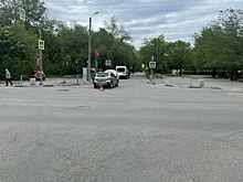 Под Волгоградом женщина проехала на красный и столкнулась с иномаркой