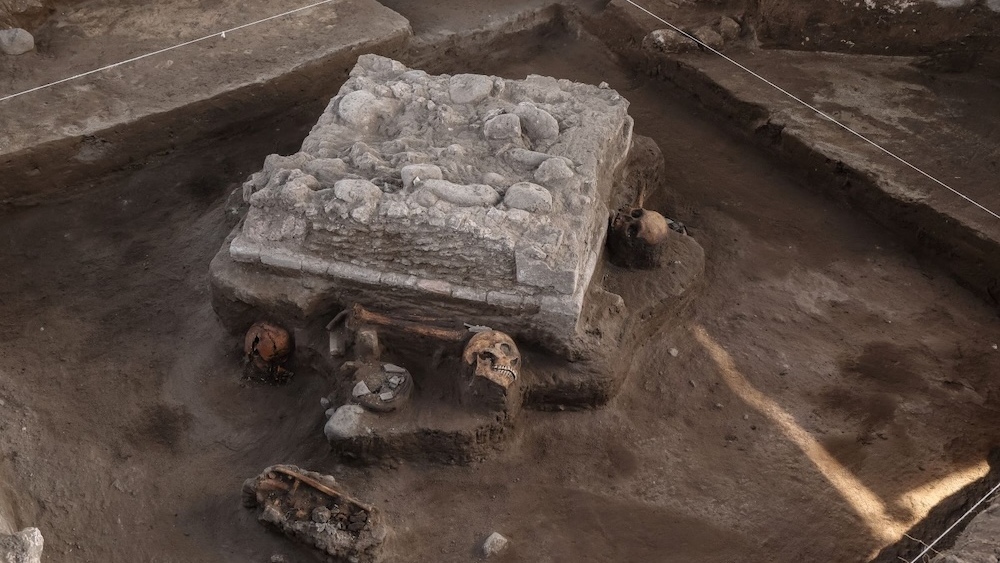 Древний алтарь тольтеков со священными жертвоприношениями обнаружен в Мексике