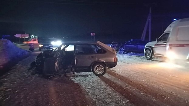 Водитель ВАЗ погиб в лобовом ДТП под Новосибирском