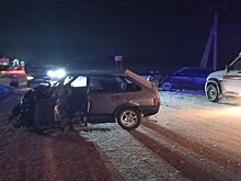 Водитель ВАЗ погиб в лобовом ДТП под Новосибирском