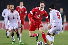 Стал известен результат матча Россия - Таджикистан
