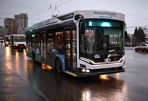 В Омске доставили все троллейбусы «Адмирал» под новые левобережные маршруты