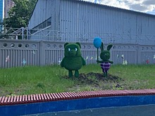 Новые топиарные фигуры установили в Южнопортовом