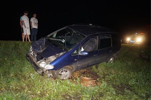 Под Орлом пьяный водитель «Форда» протаранил «Ауди» и вылетел в кювет