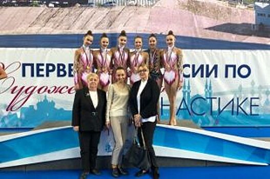 Омички выиграли первенство России по художественной гимнастике