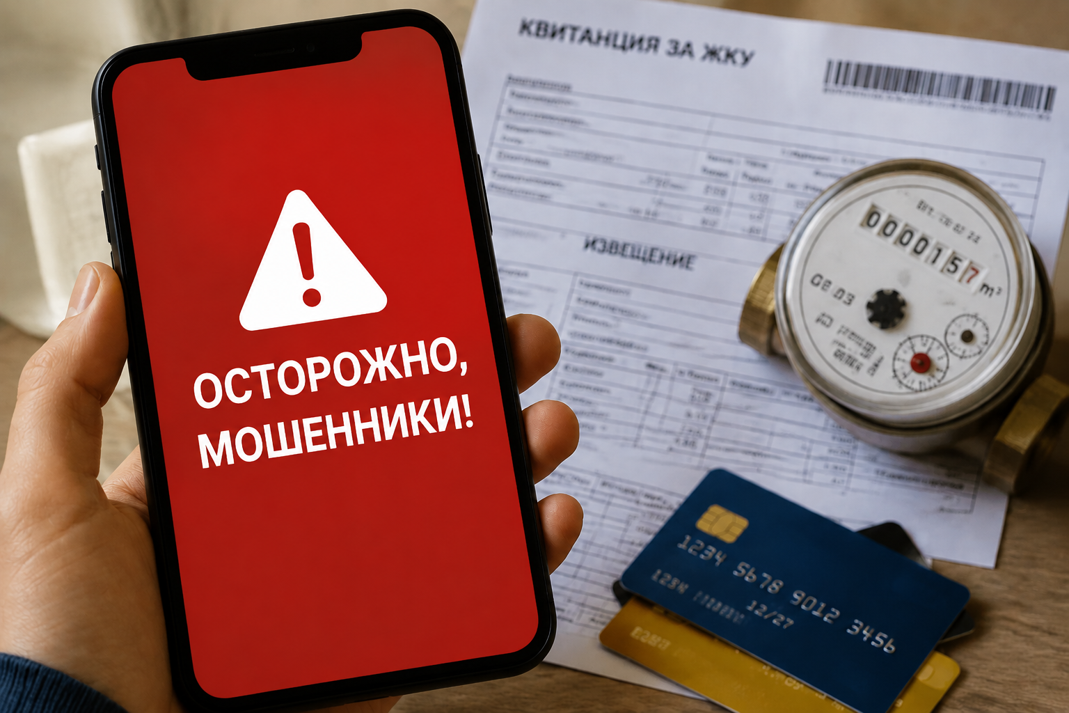 Россиян предупредили о новой схеме мошенничества с перерасчетом ЖКХ