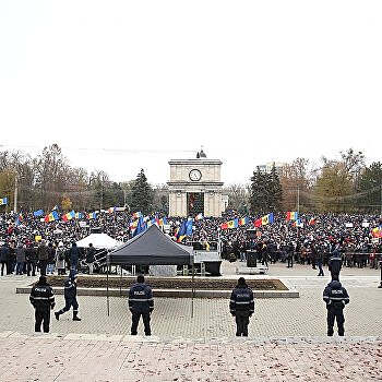 Как акция протеста нового президента Молдавии стала последним пристанищем сторонников объединения с Румынией