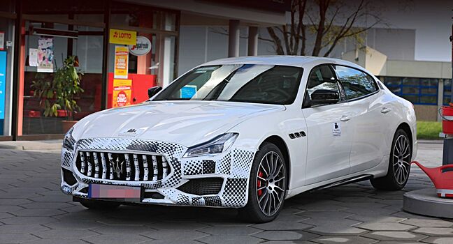 Прототип Maserati Quattroporte 2021 года вышел на тесты