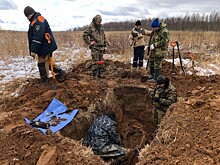 В Ржевском районе найдены останки бойцов и один металлический медальон