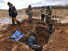 В Ржевском районе найдены останки бойцов и один металлический медальон