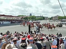 Лошадь скинула всадника на праздновании Дня взятия Бастилии