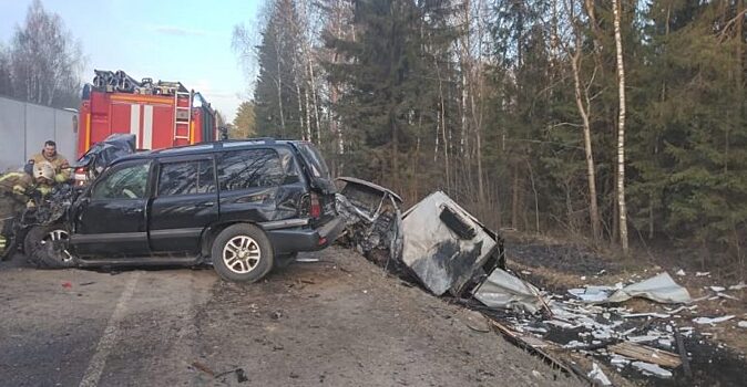 В ДТП под Иваново сгорел автомобилист