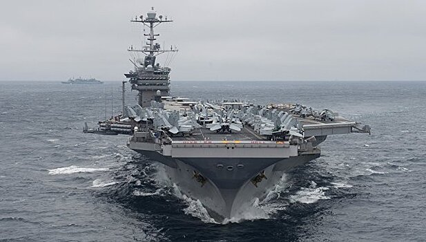 Авианосная группа ВМС США начала наносить удары по Сирии‍