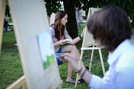 Мастер-класс по живописи гуашью пройдет в парке «Таганский»