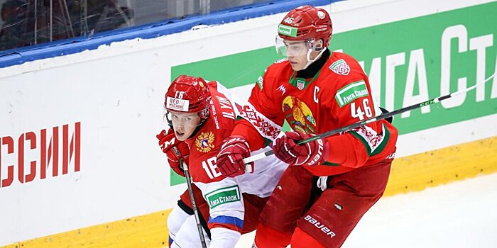 Молодежная сборная России по хоккею разгромила команду Белоруссии и вышла в финал турнира в Минске
