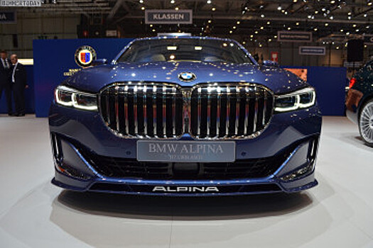 BMW Alpina B7 G12 LCI с фейслифтингом на автосалоне в Женеве
