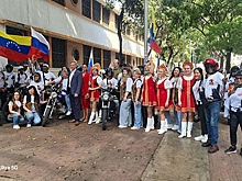 В Каракасе прошел посвященный Победе в Великой Отечественной войне мотопробег