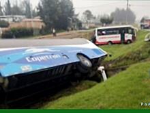 Два автобуса столкнулись в Колумбии