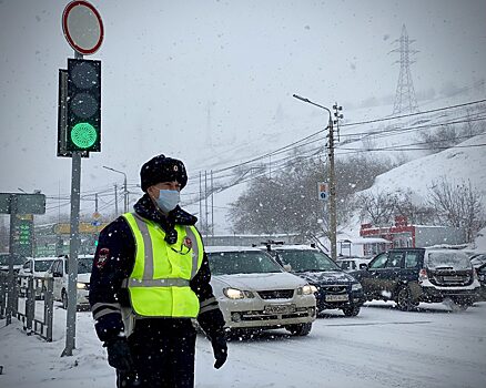 В Красноярске появились первые суперсветофоры