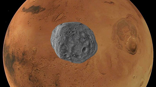 На спутнике Марса обнаружена база инопланетян