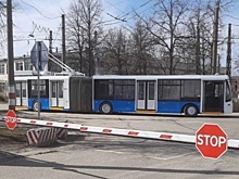Московский троллейбус-«гармошку» готовят к тестовым заездам в Дзержинске