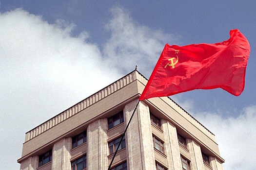 Активистов с флагами СССР задержали у здания правительства
