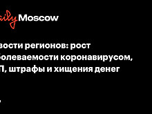 Новости регионов: рост заболеваемости коронавирусом, ДТП, штрафы и хищения денег