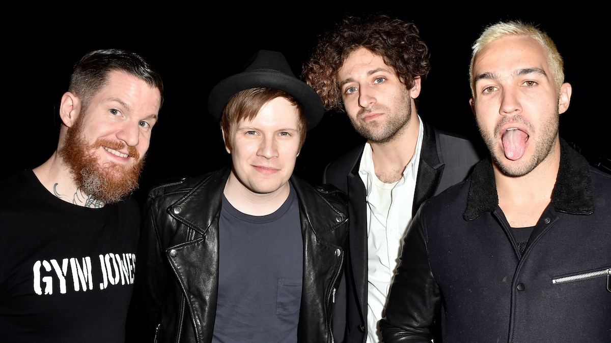 Участники группы Fall Out Boy на People's Choice Awards, 7 января 2015 года