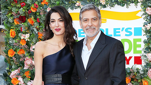 Джордж Клуни не мог налюбоваться супругой Амаль на гала-вечере в Шотландии