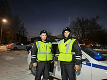 В Свердловской области полицейские оказали помощь многодетной семье, оказавшейся в трудной ситуации на дороге