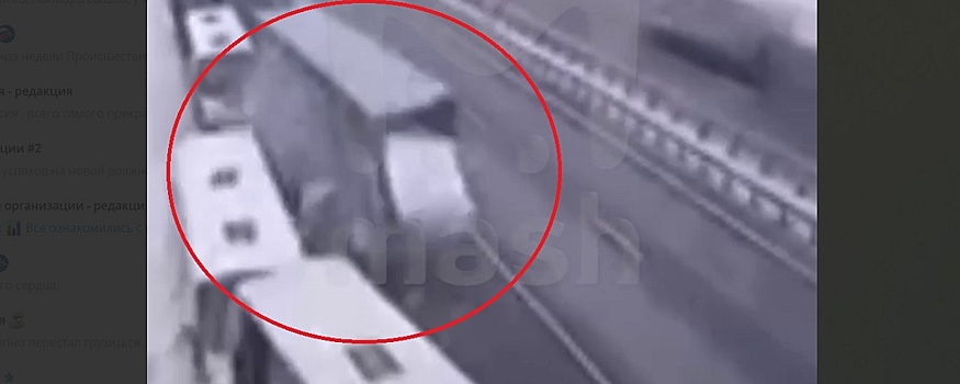 В Воронежской области фура протаранила колонну грузовиков и автобусов Росгвардии, второй водитель тягача погиб