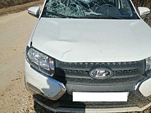 В Увинском районе автомобиль сбил пьяного пешехода
