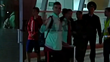 Видео: Сборная Португалии прибыла в аэропорт Казани