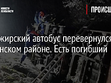 Пассажирский автобус перевернулся в Тосненском районе. Есть погибший