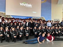 В школе №1557 прошло торжественное посвящение в кадеты