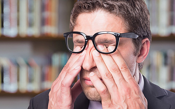 Ухудшение зрения может быть индикатором эмоционального выгорания
