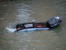 Австралиец испугался паука и утопил машину в озере