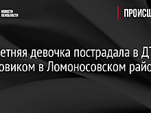 Двухлетняя девочка пострадала в ДТП с грузовиком в Ломоносовском районе