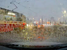 В Петербурге трамвай сошел с рельсов на открывшейся новой линии