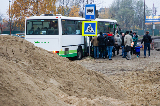 Власти региона нашли решение, позволяющее избавиться от давки в автобусах до Гурьевска