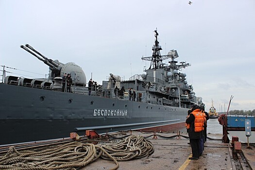 Экс-эсминец Балтийского флота «Беспокойный» обокрали на 39 млн рублей